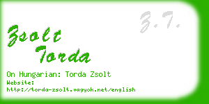 zsolt torda business card